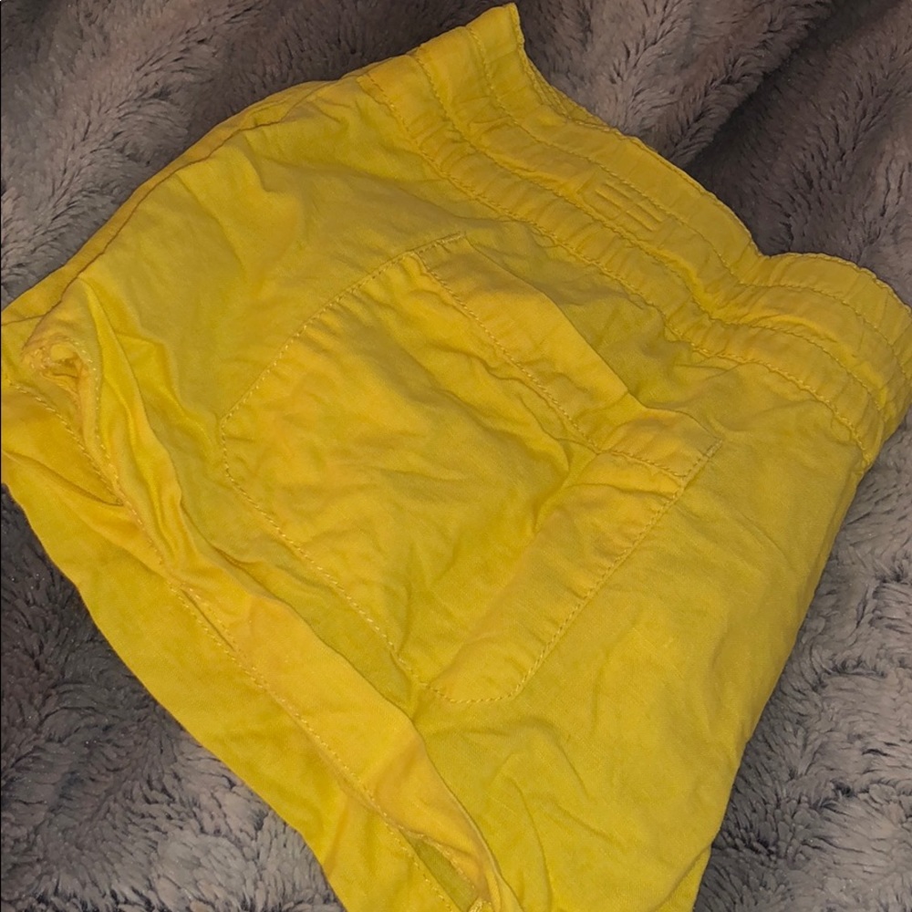 Yellow shorts